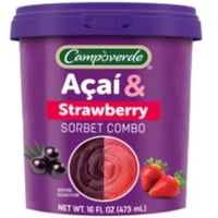 Helado Sorbete Acaí & Frutilla Pote 473 Ml Campoverde
