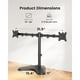 thumbnail image 2 of Soporte Dual ErGear Monitores 32 VESA 75x75 100x100, 2 of 3