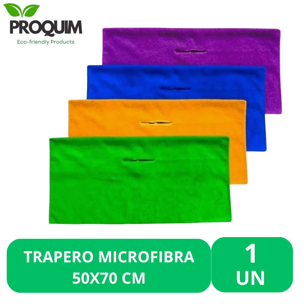 Proquim - Trapero Microfibra Con Ojal 50x70 Unidad