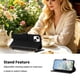 thumbnail image 3 of Funda Billetera Floral en Relieve iphone15 con Tarjetero y Cremallera Negro, 3 of 6