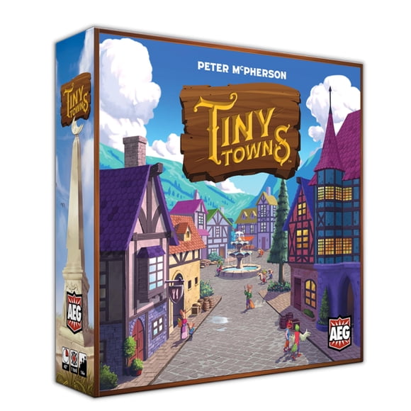 Juego de mesa AEG Tiny Towns Galardonado con estrategia abstracta