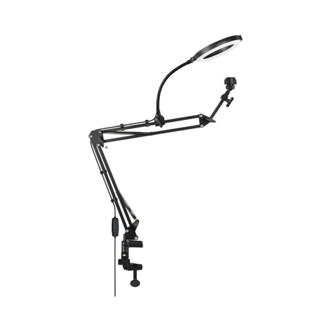 Bothyi - Soporte De Escritorio, Práctico Y Flexible, Palo Para Selfies Para Mesa, Oficina, Grupo, Luz, 16 Cm