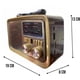 thumbnail image 2 of Radio Linterna Portátil Solar Bluetooth Recargable Retro Vintage, 2 of 4