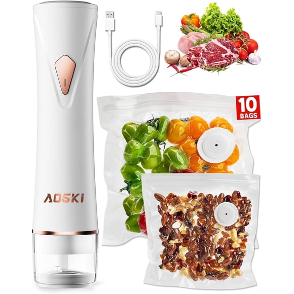 Envasadora al vacío AOSKI Compact Handheld Portátil para Alimentos