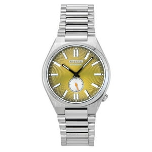 Reloj Citizen Tsuyosa Small Second Stainless Steel Textured Green Dial Automatic Nk5010-51X Men'S Watch