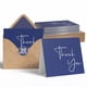 thumbnail image 1 of Tarjetas de agradecimiento VNS Creations, paquete de 50 con sobres y stickers, 1 of 6