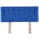 thumbnail image 1 of Respaldo Cama Botone King Felpa Azul Rey, 1 of 4