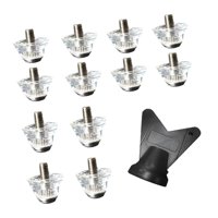 Magideal - 12 Piezas De Clavos Para Botas De Fútbol, Accesorios Para Botas De Fútbol, Competición Atlética, Césped, Entrenamiento, Clavos Para Botas De Fútbo 13 Mm 16 Mm