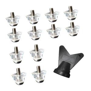 Magideal - 12 Piezas De Clavos Para Botas De Fútbol, Accesorios Para Botas De Fútbol, Competición Atlética, Césped, Entrenamiento, Clavos Para Botas De Fútbo 13 Mm 16 Mm