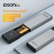 thumbnail image 2 of IDsonix NVMe SSD Enclosure M.2 SATA NVMe Dual Protocol Enclosure External SSD Case Type C Hard Drive Case Support M And M&B Key, 2 of 3