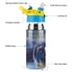 thumbnail image 3 of El expreso polar Botella de Agua con Tapa Pop Top de Un Toque, Acero Inoxidable, a Prueba de Fugas, para Deportes, Botella Infantil azul 12 oz, 3 of 6