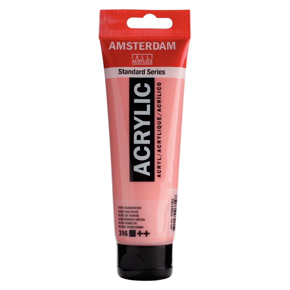 Tubo de pintura acrílica Amsterdam Standard Series 120 ml Venetian Rose