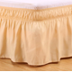 thumbnail image 3 of suxuMhao Falda de Cama Elástica Envolvente con Volantes Tamaño Twin, Beige Amarillo - Colchón de 39x75 Pulgadas Compatible con Caída de 15 Pulgadas, Falda de Ropa de Cama de 1 Pieza para Decoración, 3 of 3
