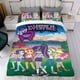 thumbnail image 4 of Chicas de Equestria Conjunto de sábanas temático, trío de piezas, cómodo y amigable con la piel, diseño único, regalo de decoración para el hogar para familiares, amigos y fans,140cm *210cm, 4 of 6