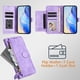 thumbnail image 2 of Funda tipo libro para REALME Q5 Pro 5G con bolsillo con cremallera, cierre magnético, 7 ranuras para tarjetas y correa para la muñeca., 2 of 6