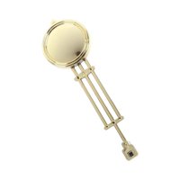 Bothyi - Accesorios De Relojes Ligeros Portátiles De Péndulo Hueco Para Relojes De Escritorio Sin Wiggler De Reloj