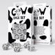 thumbnail image 1 of Juego de dados Q-Workshop MooZilla Cow Design con 7 dados para mayores de 14 años, 1 of 4