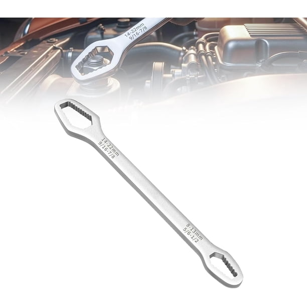Llave autoajustable doble extremo 8-22mm acero cromo vanadio coche hogar