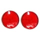 thumbnail image 4 of 2 reflectores reflectantes de advertencia redondos, accesorios de repuesto, resistentes, de fácil instalación, accesorios profesionales, color rojo, 4 of 5