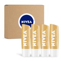 Bálsamo Labial Nivea Vanilla Buttercream Hidratante X4