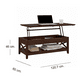 thumbnail image 3 of Mesa de Centro Elevable Dark Brown, 3 of 3