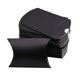 thumbnail image 2 of 100x Caja De Almohada Kraft Bolsa De Regalo Cajas De Dulces Con Cordeles Para Favores De Fiesta Negro, 2 of 5