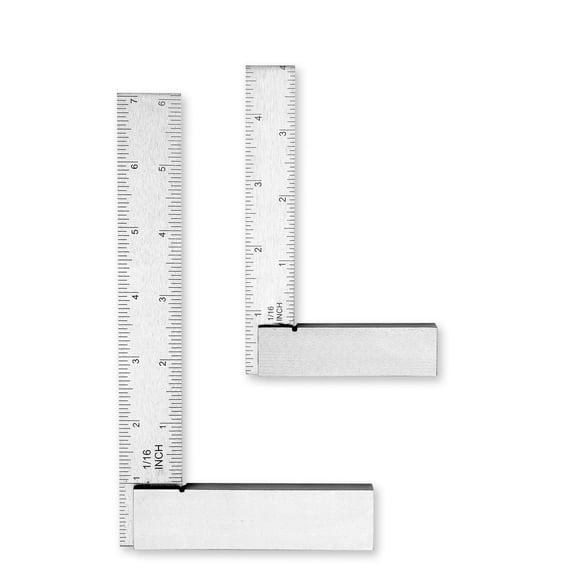 Escuadra de Acero Groz 15 cm Tolerancia 0,00028 pulgadas