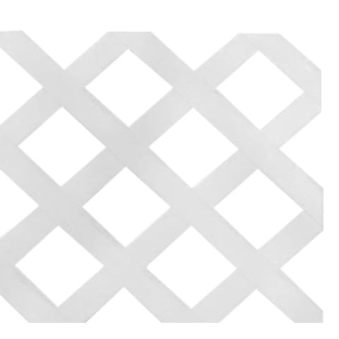 Enrejado Treillage Pvc 1,2X2,4 Mts Rombo 7,8Cms Blanco Dvp
