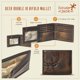 thumbnail image 2 of Cartera plegable House de Jack Co. Deer para hombre, cuero negro, 2 of 7
