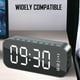thumbnail image 5 of Despertador para dormitorio/oficina, reloj digital con altavoz Bluetooth, despertador para personas con sueño pesado., 5 of 5