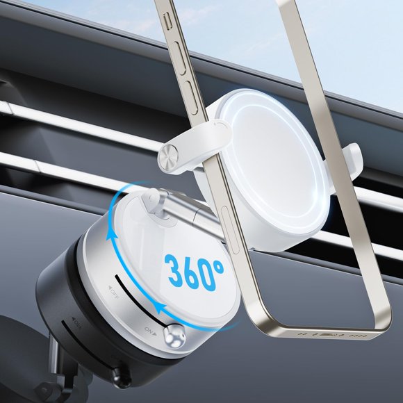 Soporte magnético 360° giratorio y plegable para móvil en coche OOCC