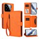 thumbnail image 1 of Funda Cartera Mariposa para [Xiaomi 15] con Soporte y Cremallera Naranja, 1 of 6
