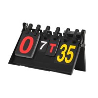 Magideal - Marcón De Tabla Puntaje En El Tablero Puntaje Flip Pastor Portable Puntaje Portable Suministros Castreón De Tenis Para Juegos Fútbol Deportivo Al Aire