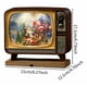 thumbnail image 3 of Caja Musical Navideña Con Luz En Forma De Tv Retro, 3 of 5