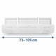 thumbnail image 2 of Deflector de Aire Acondicionado Ajustable Retráctil Blanco 73-105cm, 2 of 6