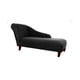 thumbnail image 2 of Chaise Izquierdo Longue Felpa Negro, 2 of 2