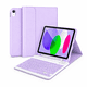 thumbnail image 1 of Funda con Teclado Español Para iPad A16 2025 11th G Lila, 1 of 4