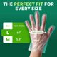 thumbnail image 4 of Guantes desechables Keppi talla mediana, paquete de 600, aptos para alimentos, 4 of 9
