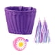 thumbnail image 1 of Cesta De Bicicleta Para Niños, Contenedor De Artículos Diversos, Cesta De Bicicleta Estable Extraíble Para Niños, Color Morado, 1 of 3