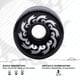thumbnail image 3 of Ruedas de longboard BRAVORD NJ-70 70 mm 82A PU, juego de 4, 3 of 6