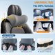 thumbnail image 5 of Almohada cervical para coche Allaboutsla, juego de 2, espuma de memoria, 5 of 8
