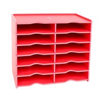 Bothyi - Bandeja Organizadora Para Manualidades Con Diamantes, Contenedor Para Guardar Cuentas, Bandeja Para Diamantes De Imitación, Color Rojo