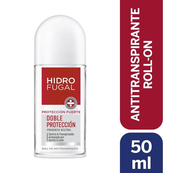 Desodorante Roll On Antitranspirante Hidrofugal Doble Protección Unisex, 50 ml