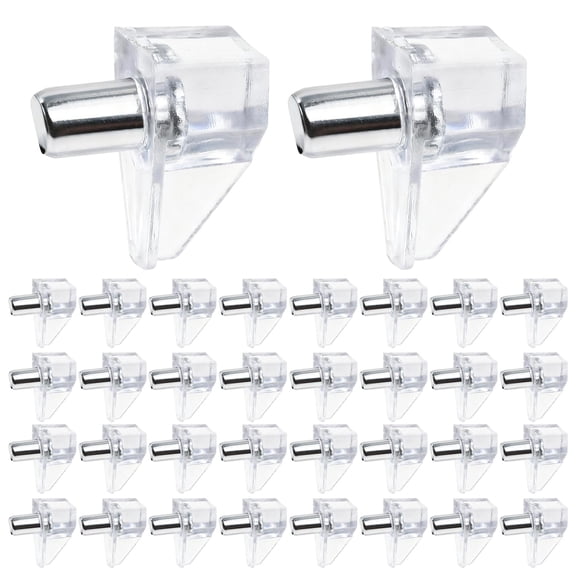 Topes para repisas RiseQuintador de metal de 5 mm para gabinetes, 100 piezas