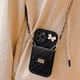 thumbnail image 1 of Premium Soft Sense Phone Case with Lanyard for iPhone 14 Pro Max, 11, X/XR/XSMAX, 8Plus, 7Plus, and 6S - Cross-body Carrying Option!, 1 of 3