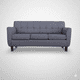 thumbnail image 1 of Sofá Madrid gris, 1 of 3