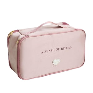 Bothyi - Estuche Organizador De Ropa Interior De Viaje Para Hombres Y Mujeres, Artículos De Tocador, Artículos Esenciales De Viaje, Color Rosa