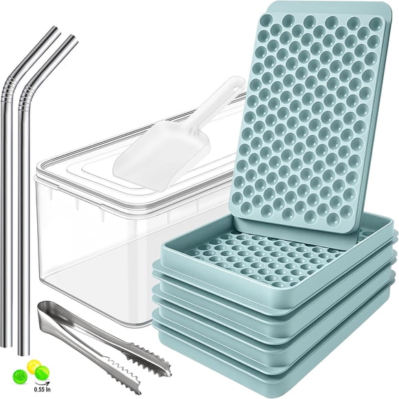 Bandeja de hielo Cozy Kitchen Essentials en miniatura con forma de guijarros de 0,55 cm, paquete de