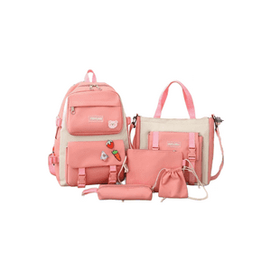 Conjunto De Mochilas De 5 Piezas Rosa