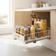thumbnail image 4 of Organizador Cocina Extensible Bajo Mueble Blanco Metal Hogar, 4 of 9